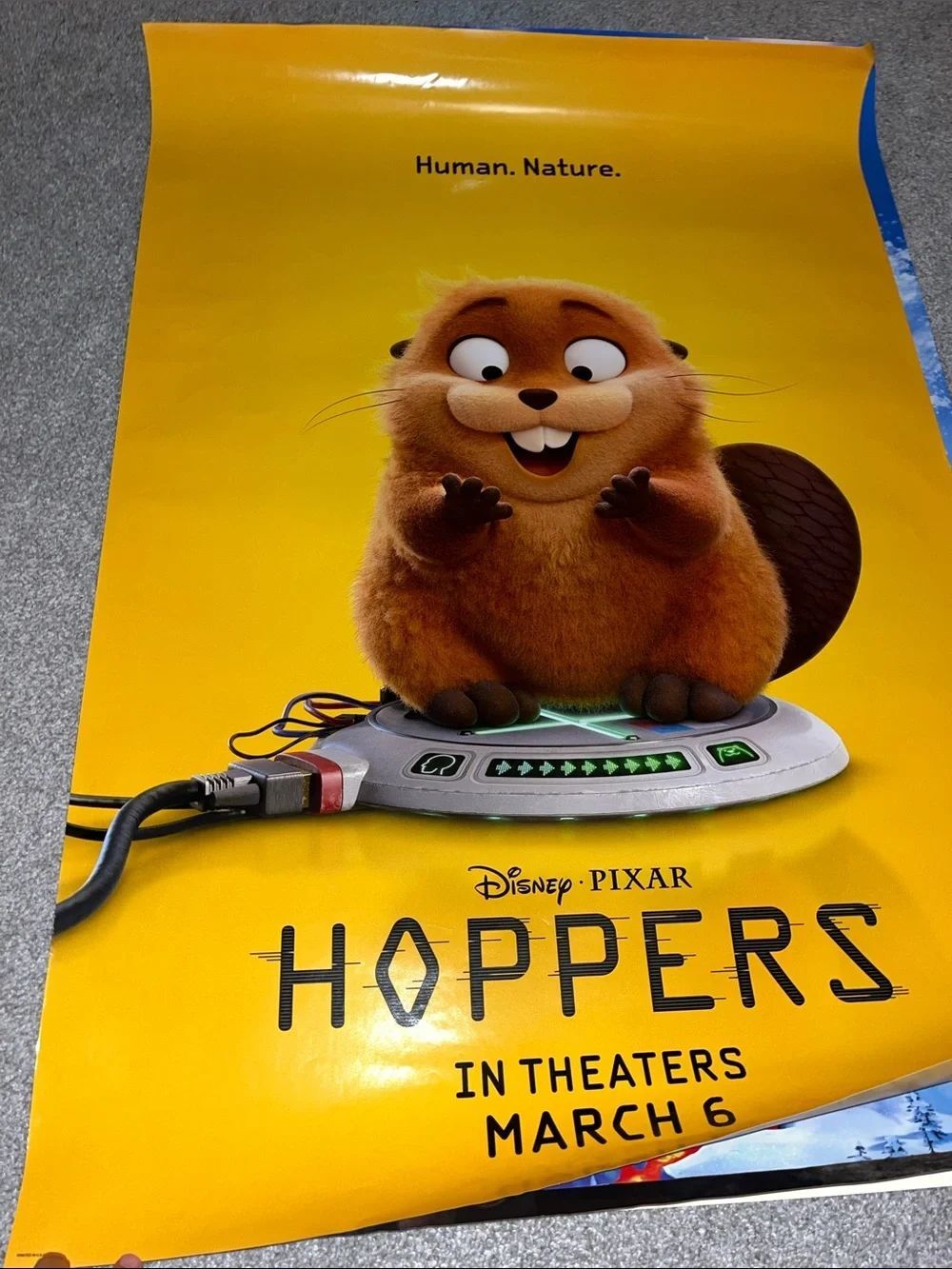 Disney Pixar Gold HOPPERS Movie Poster - so cute!!!